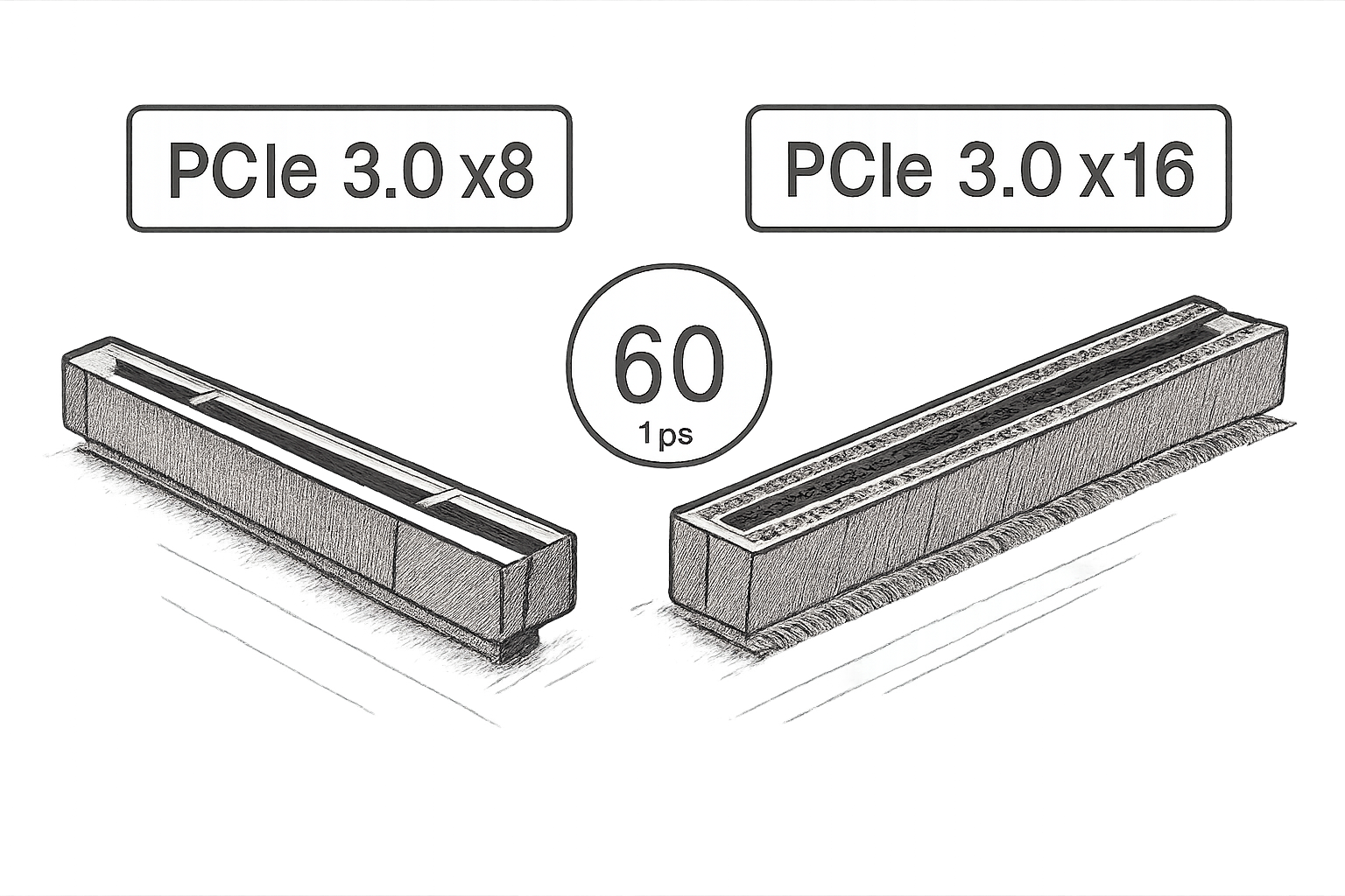 pcie 3.0 x8 vs x16 différence fps