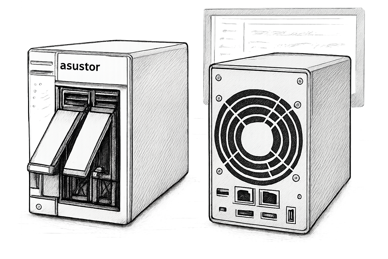 test nas asustor as5002t